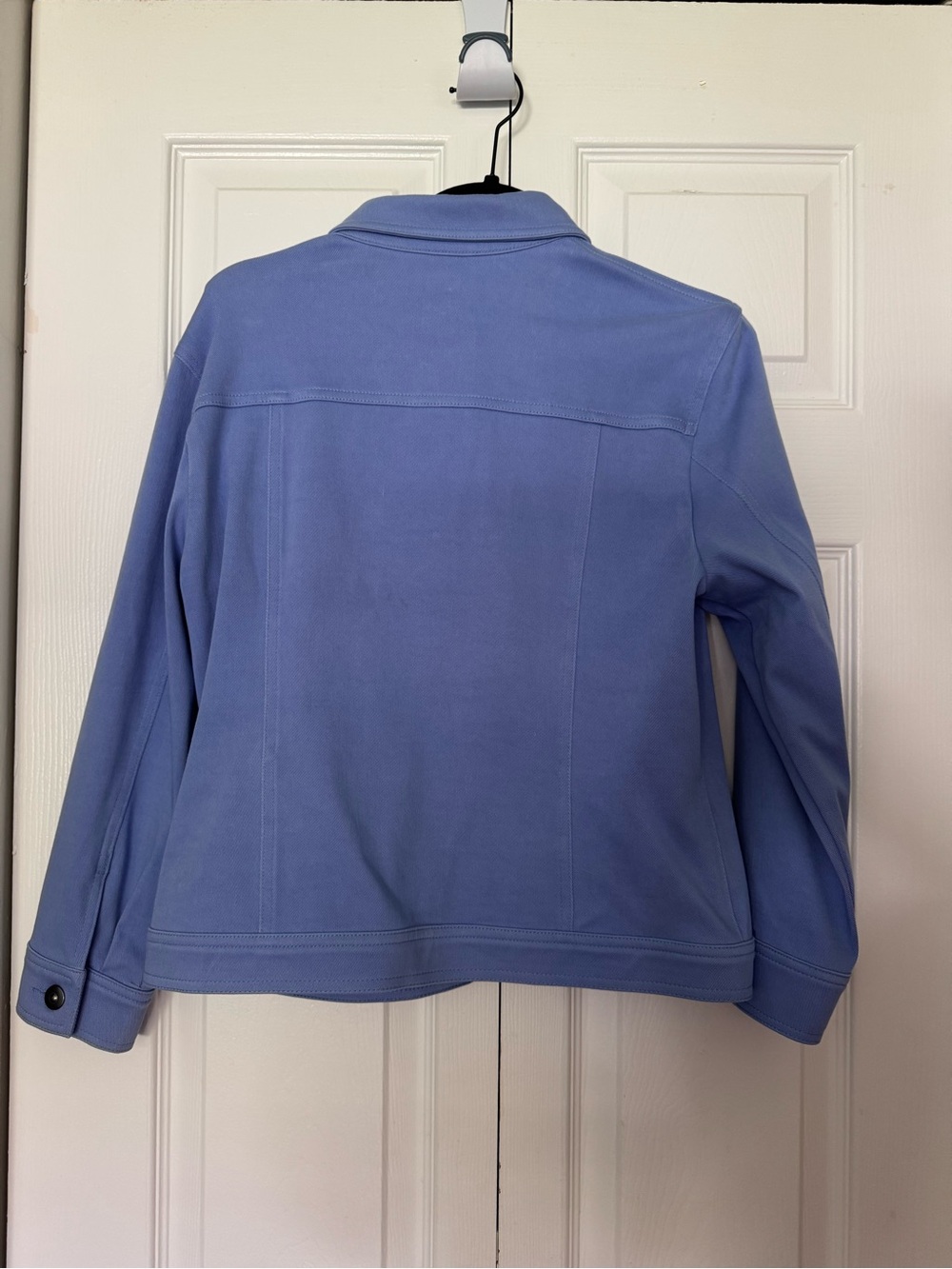 Ruby Rd. Periwinkle Button-Front Jean Jacket - Picture 3 of 3